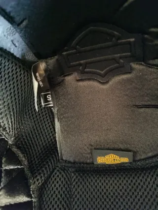 Casco Harley-Davidson Gris y Dorado + maleta