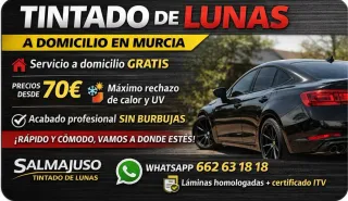 Tintado de lunas para coches, casas y oficinas