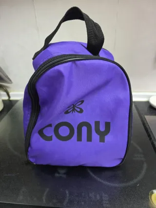 Patines 4 ruedas negros y morados Cony T.38