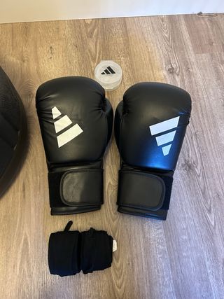 Kit Completo Boxeo: Saco, Guantes, Vendas y Bucal