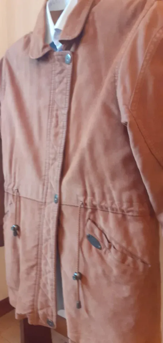 Chaqueta de piel marrón Nicola D'Angelo