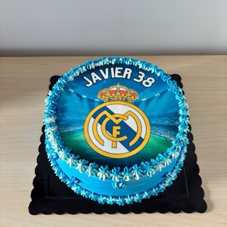 Tarta personalizada con oblea