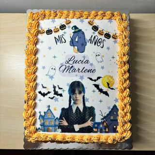 Tarta personalizada con oblea