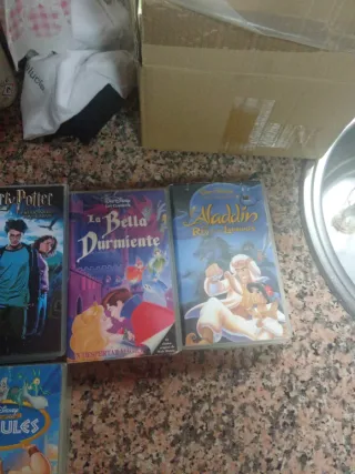 Lote 7 Películas VHS Disney y Star Wars
