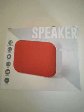 Altavoz Bluetooth Portátil Naranja