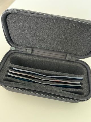 Funda para gafas de clips imantados