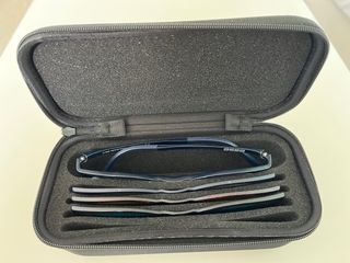 Funda para gafas de clips imantados