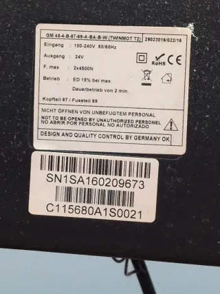 Cama articulada eléctrica con colchón