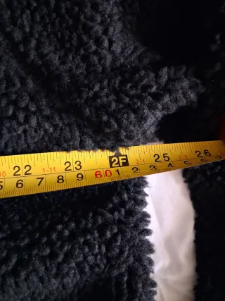 Chaqueta Polar Brandit Negra con capucha Talla XL.