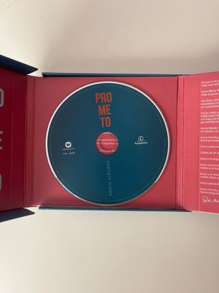 CD Edición Deluxe Pablo Alborán Prometo