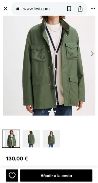 Cazadora Verde Levi's