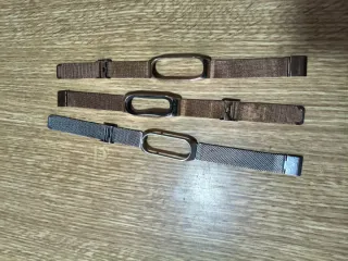 Cadena Mi Band 5 Marrón/Dorado