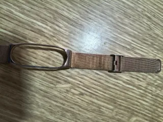 Cadena Mi Band 5 Marrón/Dorado