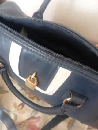 Bolso Atmosphere azul y blanco