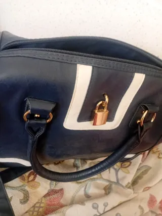 Bolso Atmosphere azul y blanco