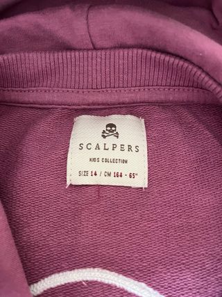 Sudadera Scalpers niña lila talla 14