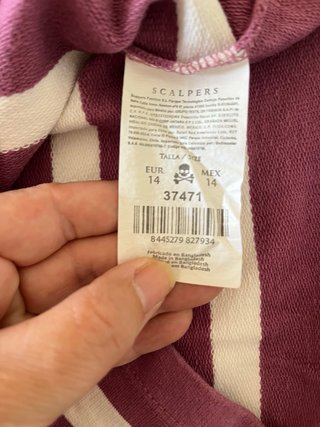 Sudadera Scalpers niña lila talla 14