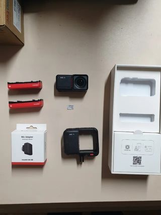 Insta360 ONE RS 4K + Kit moto + Rode lavalier Go