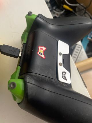 Mando Xbox Negro y Verde