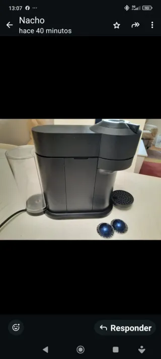 Cafetera Nespresso Vertuo Krups