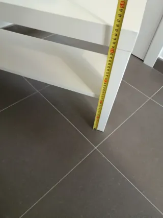 Mueble auxiliar Ikea blanco madera