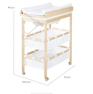 Mueble bañera cambiador madera