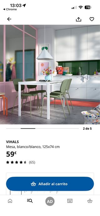 Mesa blanca escritorio resistente