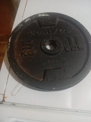 Disco pesa 5 kg / 11 lbs DOMYOS