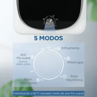 Secadora blanca compacta