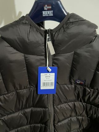 Chaqueta Norway Acolchada Marrón Talla M