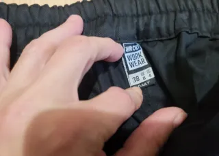 Pantalón de trabajo negro talla 38