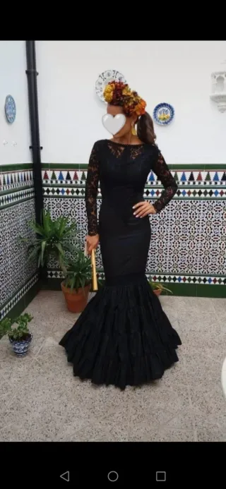Vestido Flamenca Negro