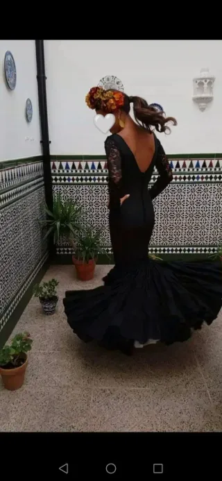 Vestido Flamenca Negro
