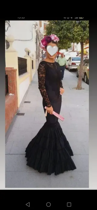 Vestido Flamenca Negro
