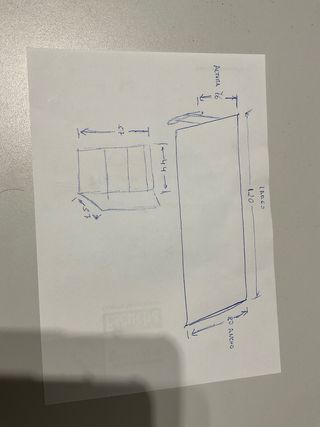 Mesa de oficina metálica