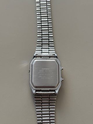 Reloj Casio Analógico-Digital Plata