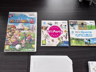 Consola Wii con accesorios