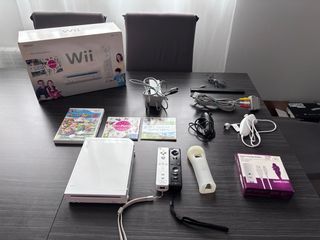 Consola Wii con accesorios