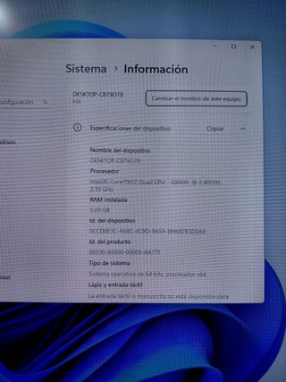 PC Gaming Negro/Azul