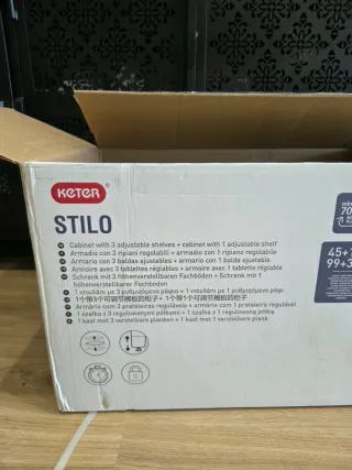 Armario Keter Stilo Bajo Plástico