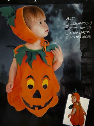 Disfraz Calabaza Bebés niños Carnaval Halloween