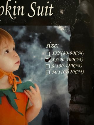 Disfraz Calabaza Bebés niños Carnaval Halloween