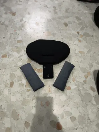 Carrito de bebé 3 piezas gris