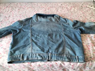 Cazadora tejana azul