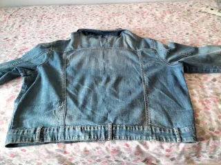 Cazadora tejana azul