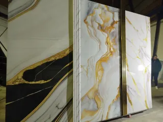 Paneles decorativos PVC imitación mármol