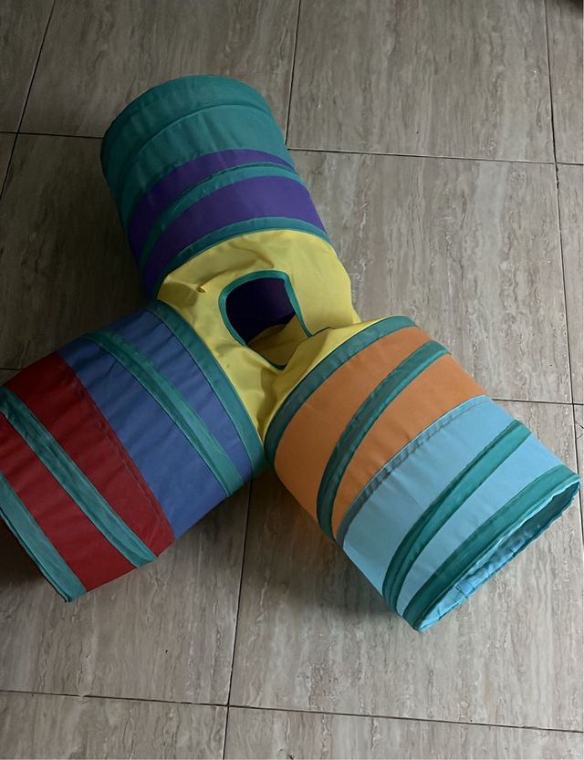 Túnel plegable para mascotas