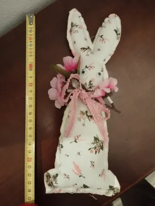 Coniglietto di stoffa decorativo