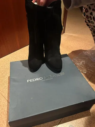 Botines Pedro Miralles Negros Talla 39