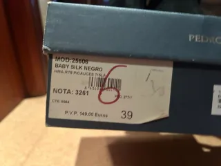 Botines Pedro Miralles Negros Talla 39